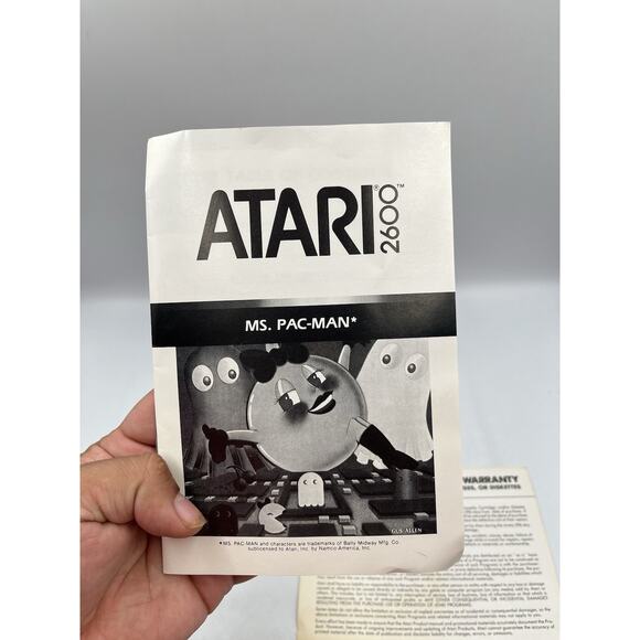 Ms. Pac-Man (Atari 2600, 1988) Game, Box & Manual - CIB CX 2675 - Picture 4 of 13